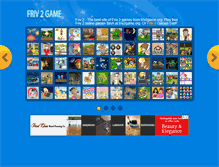 Tablet Screenshot of friv2game.org